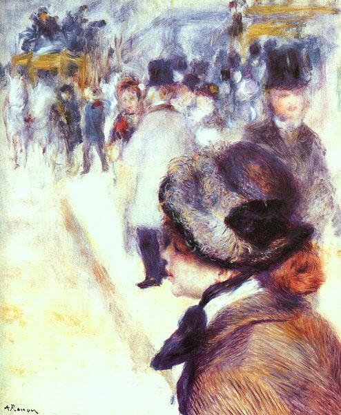 Pierre Renoir Place Clichy Germany oil painting art